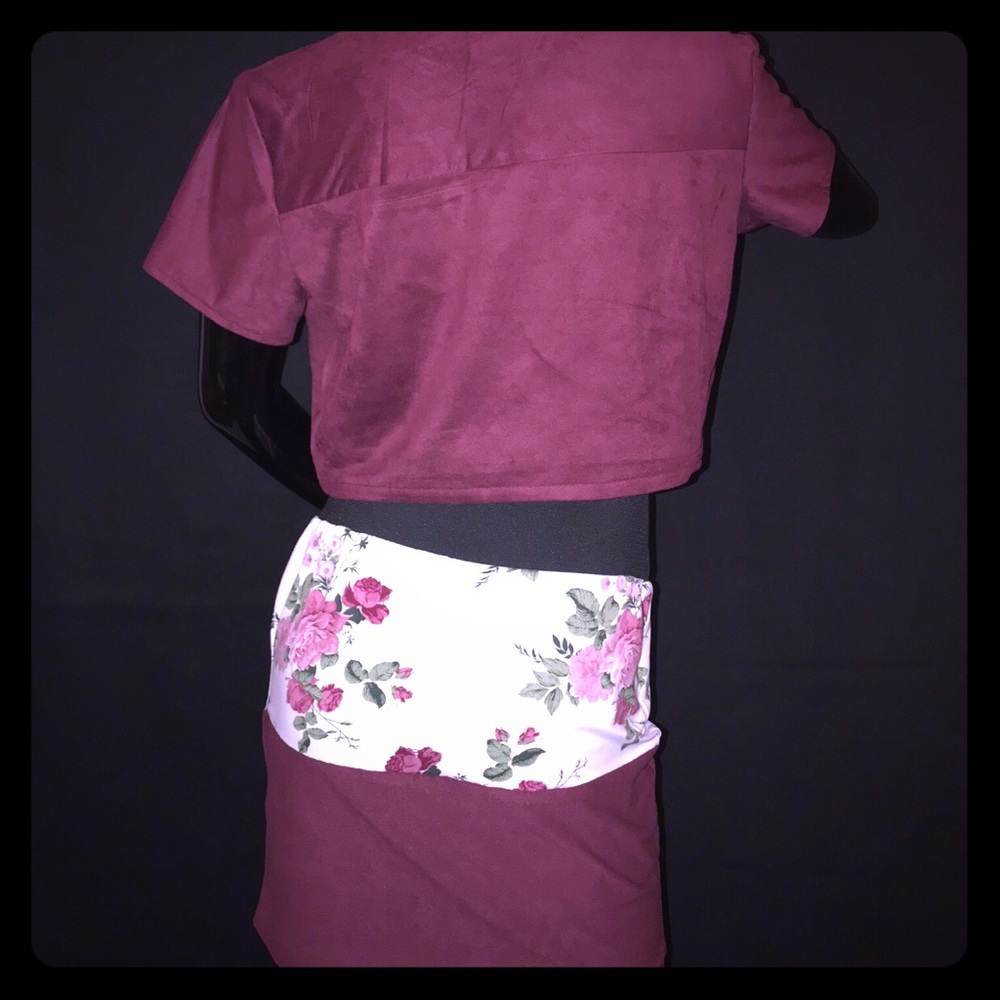 2 piece floral set..